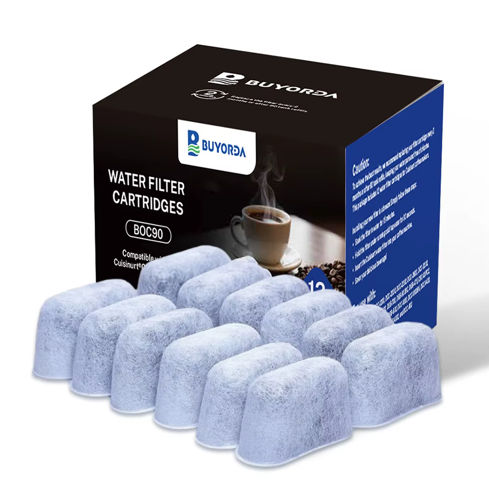 Filtres À Eau De Rechange En Charbon Actif Pour Cafetières For Cuisinart - Éliminent Le Chlore, Les