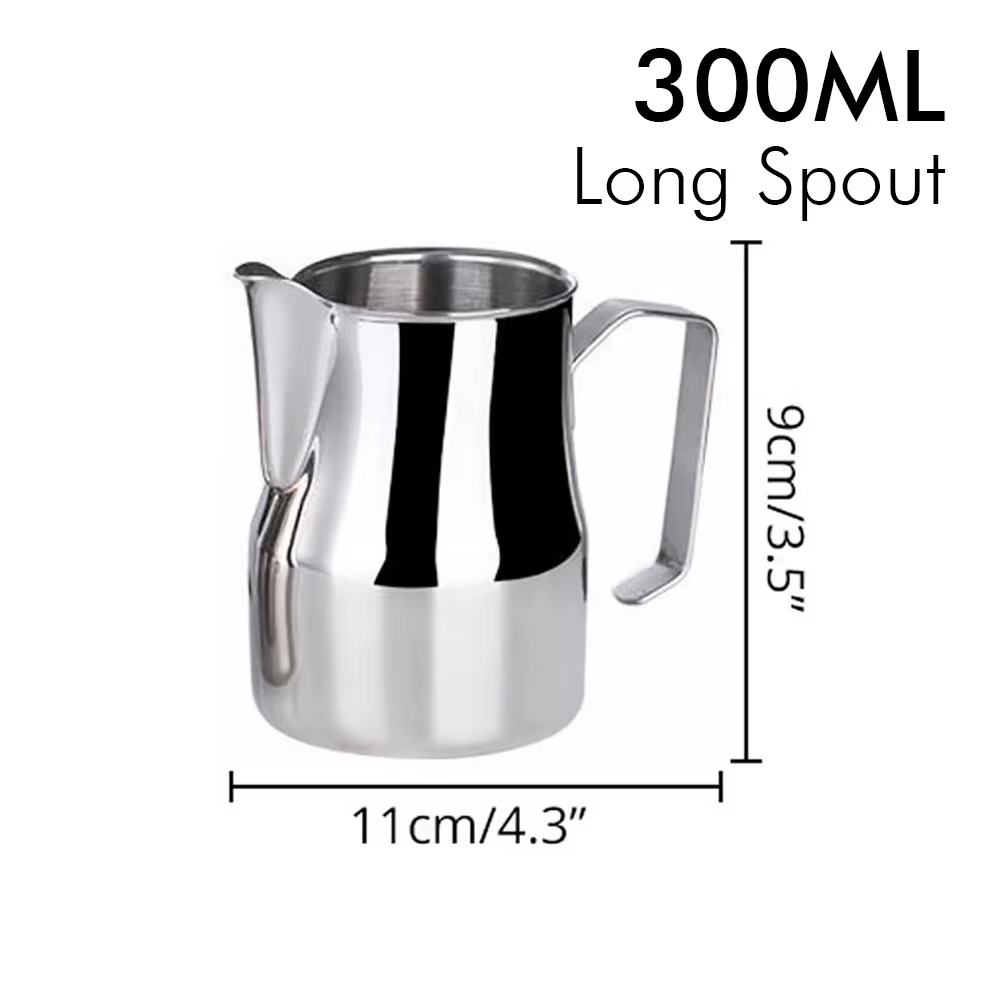 Cruche à lait pour café, tasse à lait pour espresso à bec verseur facile, cruche à lait professionne