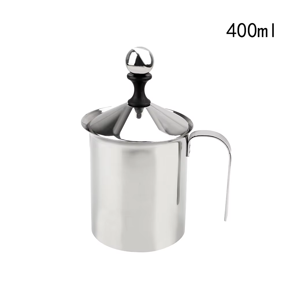 Mousseur à lait manuel 400/800ML mousse de lait maille mousseur à café mélangeur de café outils de c