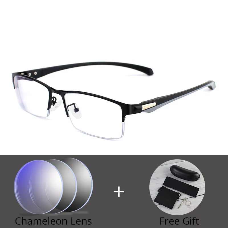 Lunettes photochromiques de lecture pour hommes et femmes, verres caméléon, lunettes de soleil + 50