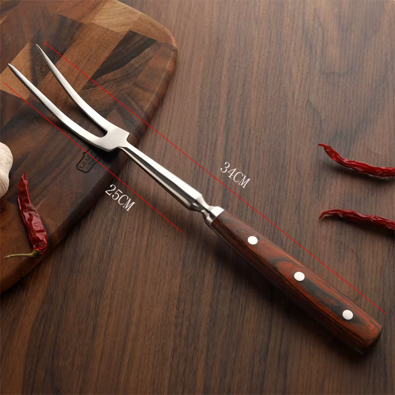 Fourchette de Barbecue outils de gril de boeuf accessoires de Barbecue en acier inoxydable Portable