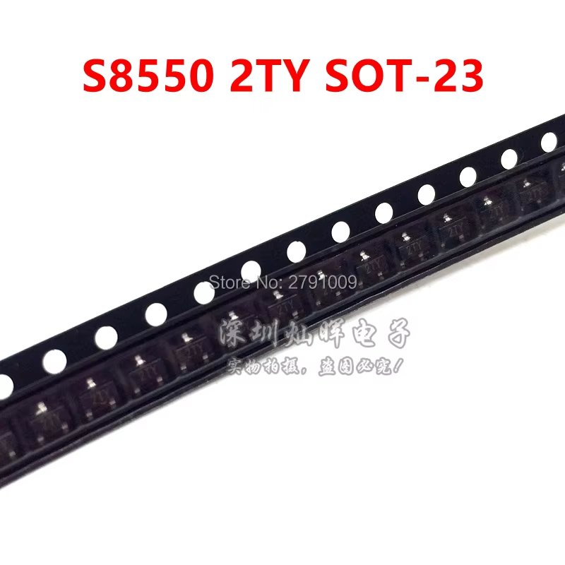 100 pièces/lot, S8550 SOT23 2TY, meilleure qualité.