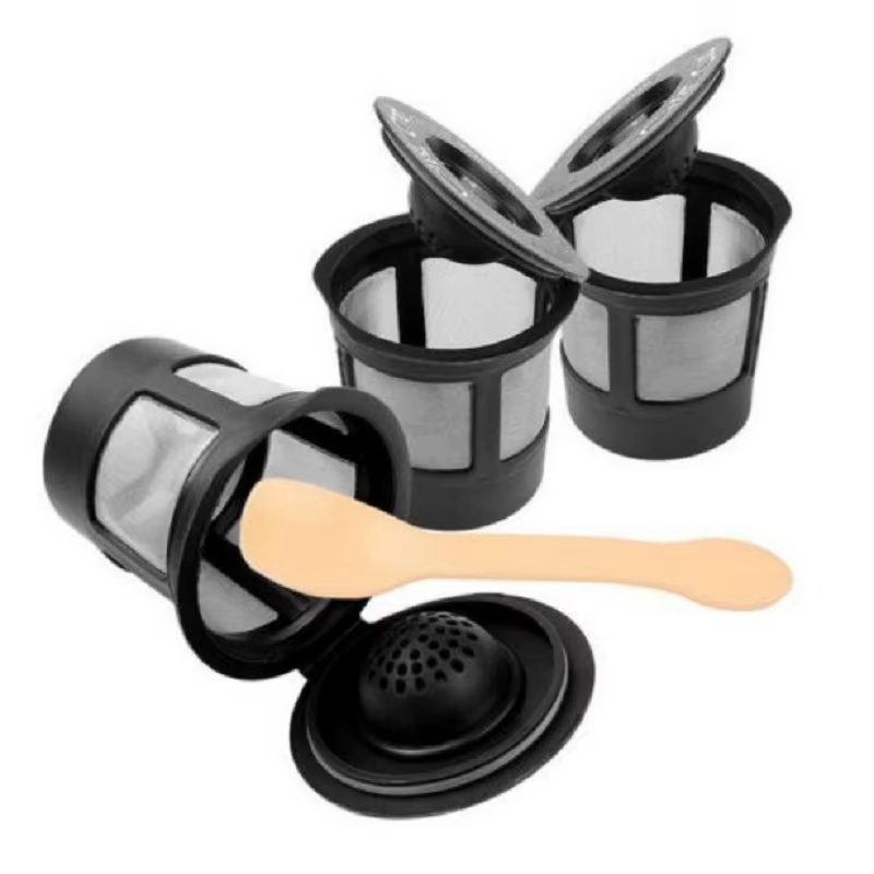 Capsules filtrantes réutilisables en acier inoxydable, 3 pièces, pour cafetière Keurig 1.0 et 2.0 K2