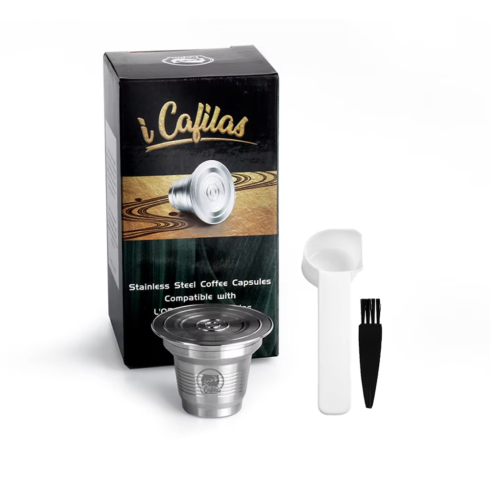 Recafimil Capsule de café XXL réutilisable pour dosette de machine LOR filtre à café crème rechargea
