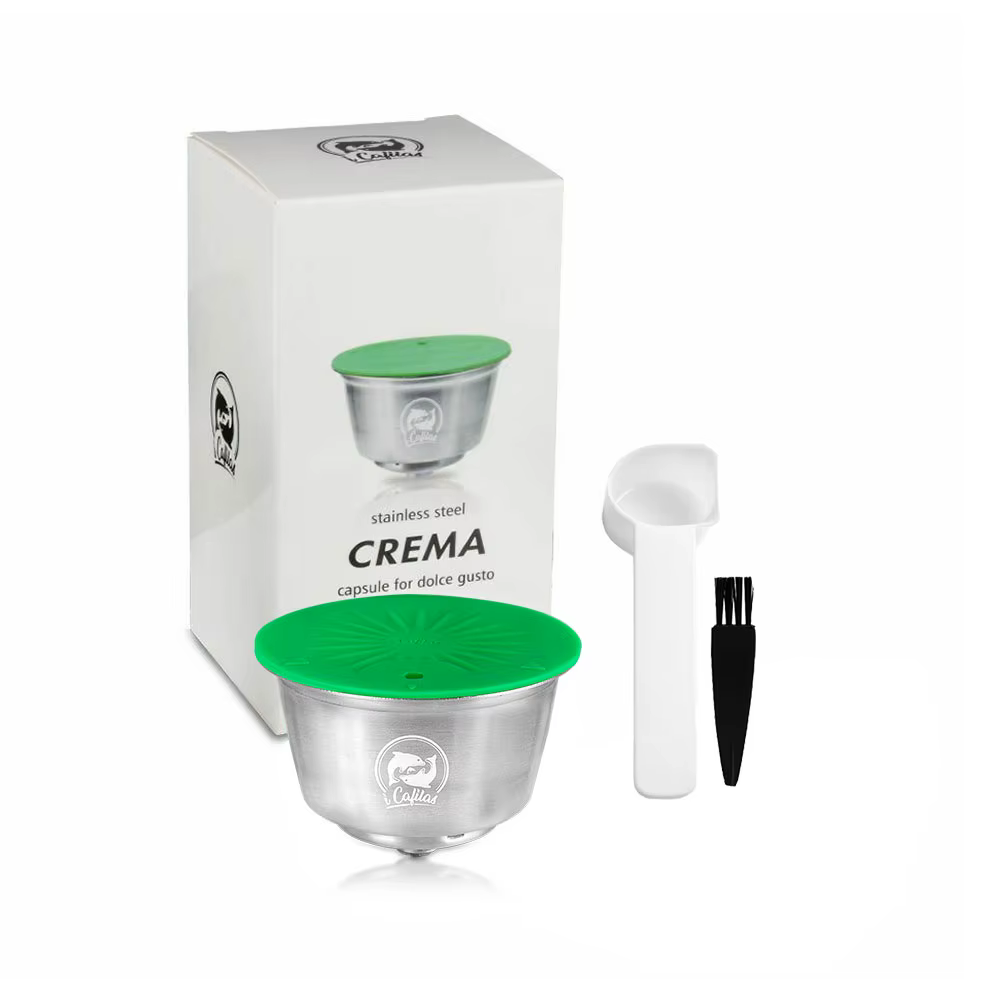 RECAFIMIL-Capsules de café réutilisables, dosettes Dolce Gusto Johanna Crema, filtre en acier inoxyd