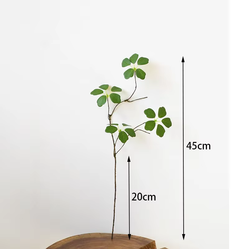 Plante artificielle de feuille de Lotus Guanyin, 45CM, ornement de bureau Zen, décoration de la mais