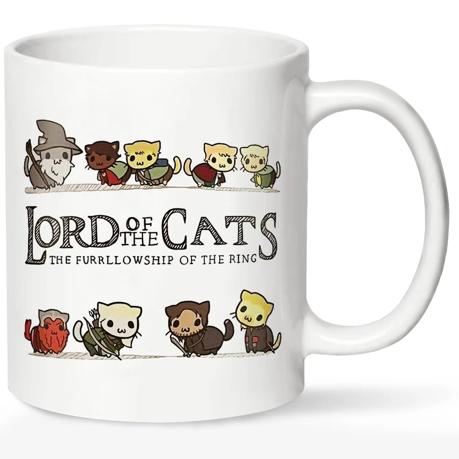 Tasse à café Lord Of The Cats Anime, tasse à thé classique, verres de Noël, tasse originale standard