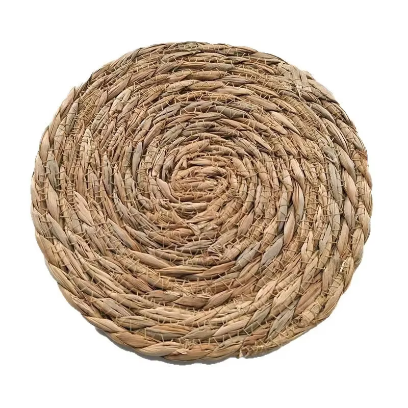 Napperons en rotin tissés à la main-tapis de table naturels résistants à la chaleur pour salle à man