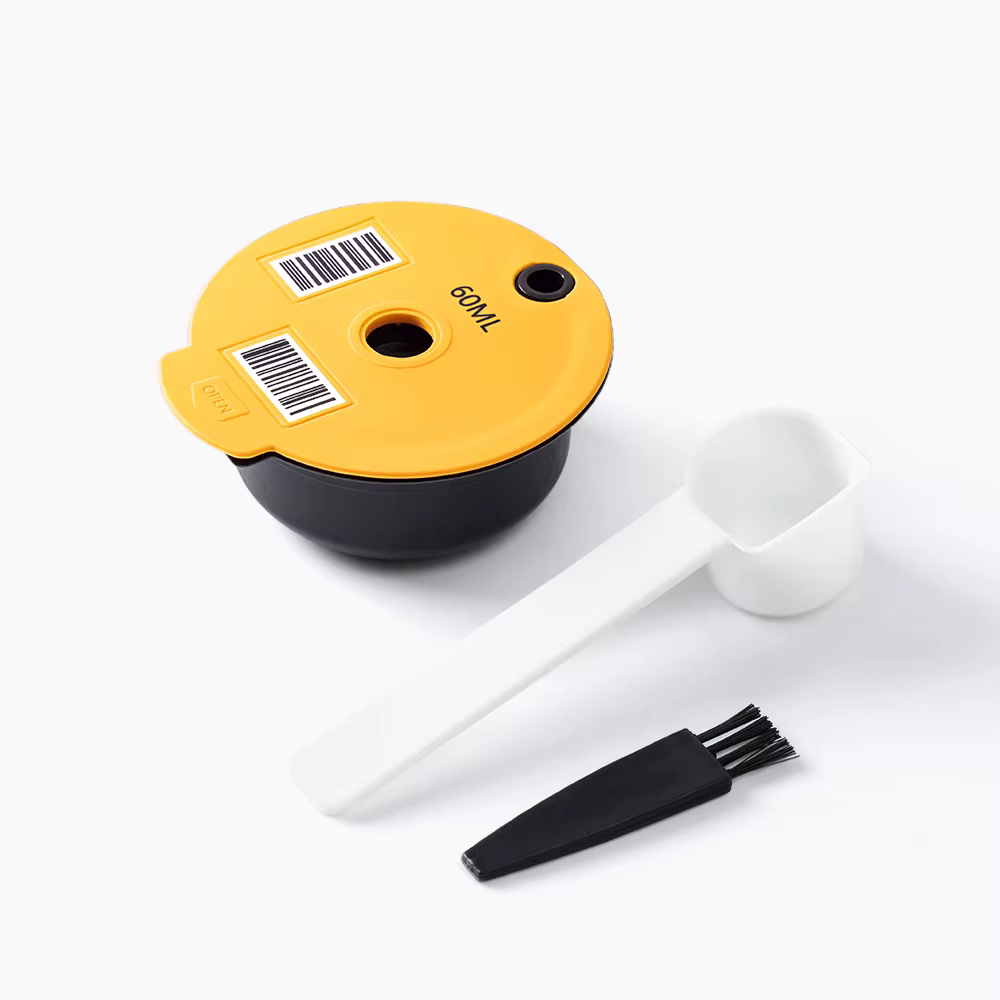 Dosettes de café réutilisables, dosette avec couvercle en Silicone, Compatible avec Bosch Happy Suny