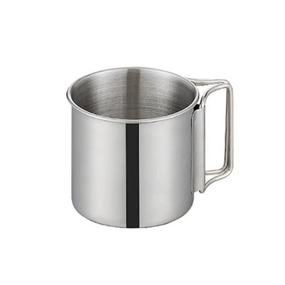 Tasses tasse à boisson ustensiles de cuisine de voyage tasse en acier inoxydable tasse touristique v