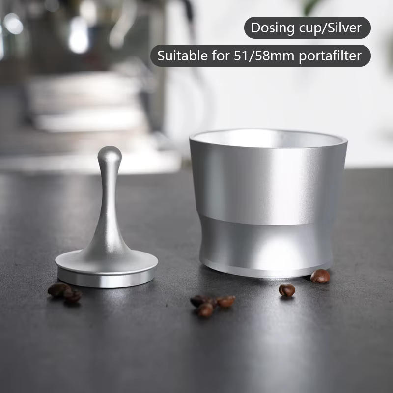Agitateur de dosage de café en alliage d'aluminium 58mm, porte-filtre, tasse de dosage d'espresso, c