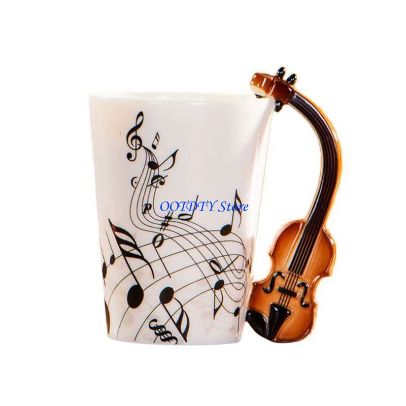 367a tasse à eau tasse café tasse lait en céramique violon en céramique tasse lait en céramique