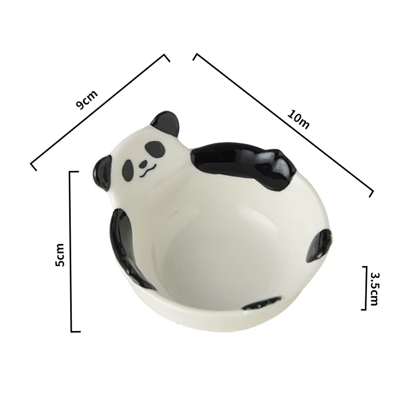 Pio d'assaisonnement en céramique pour la maison, plat à tremper KrasnomonoVinaigre Hot Pot, créatif