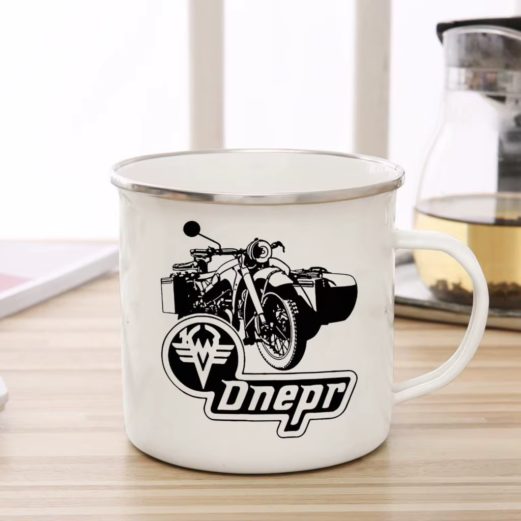 Dnepr tasse en émail café thé mignon petit déjeuner Dessert lait tasse d'eau cadeau de couple cadeau