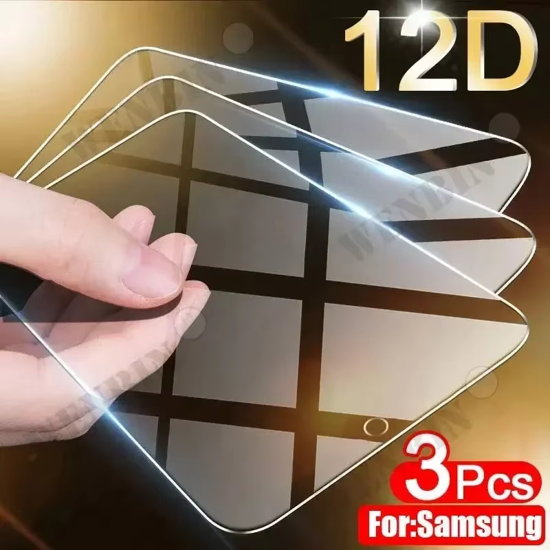 3 pièces verre trempé pour Samsung S26 S25 S24 S23 S22 Ultra Plus A57 A56 A37 A36 A17 A16 protecteur