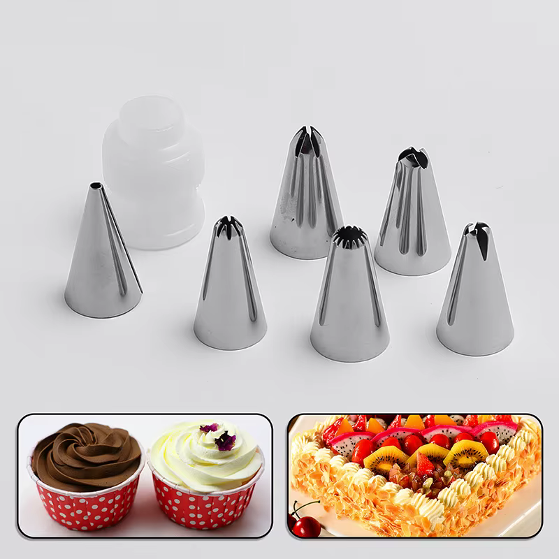 Bon 26/8 pièces sac à pâtisserie en Silicone cuisine bricolage glaçage crème sac à pâtisserie réutil