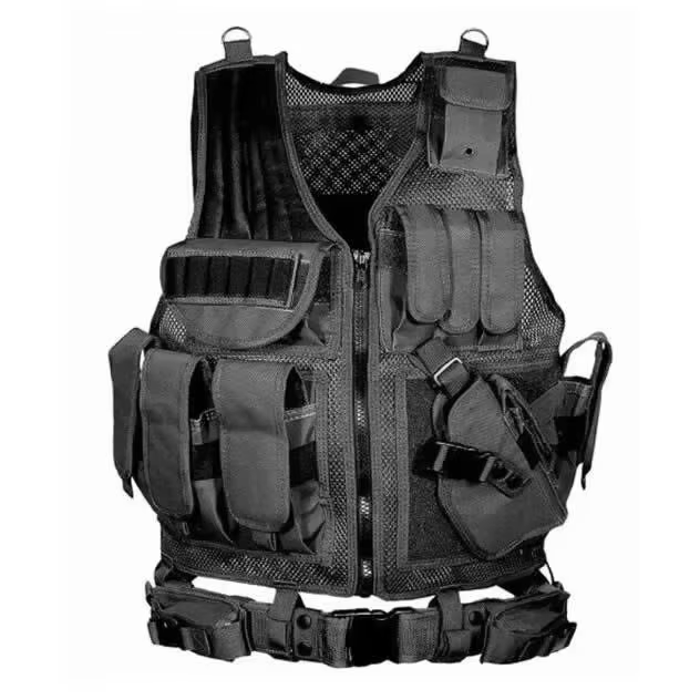 SWAT-Gilets d'armure Dulglakip, Veste d'entraînement réglable, Sécurité, html, Extérieur, CS, Cospla