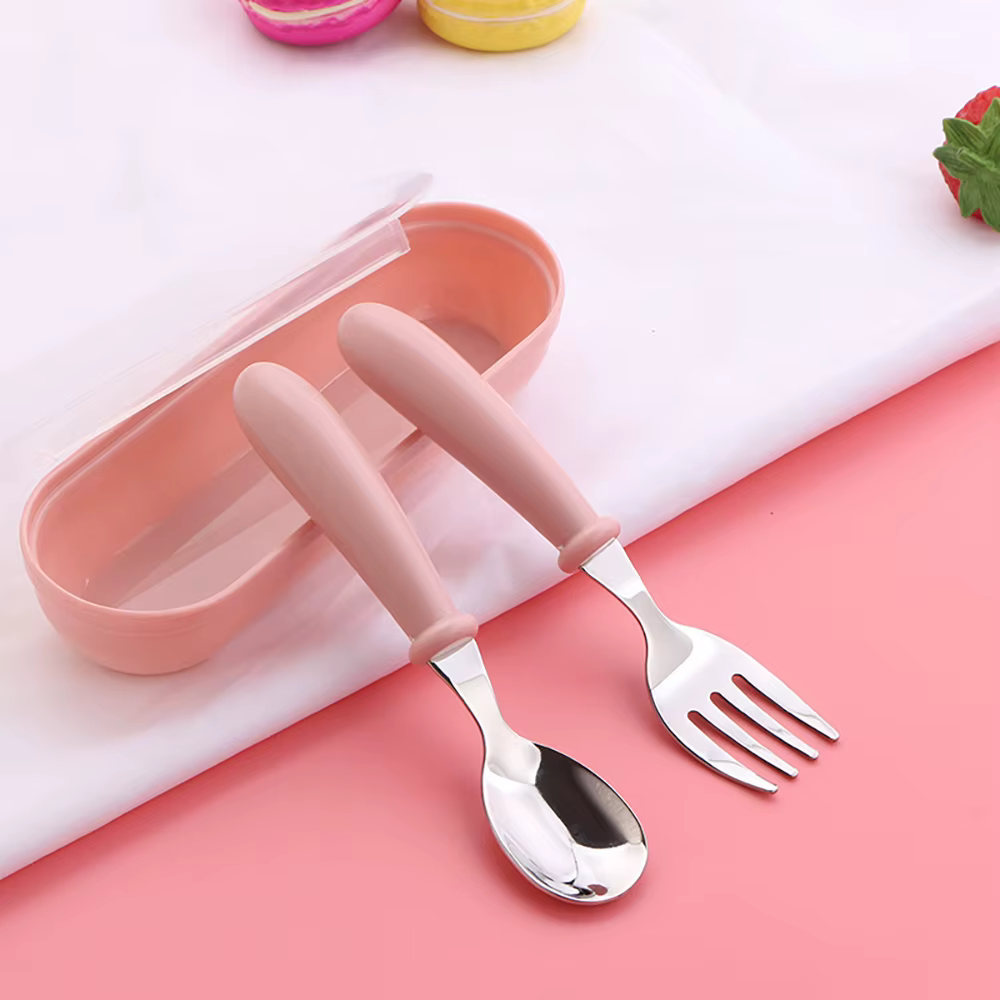 Bébé deux pièces gadget ensemble de vaisselle vaisselle pour enfants vaisselle pour tout-petits en a