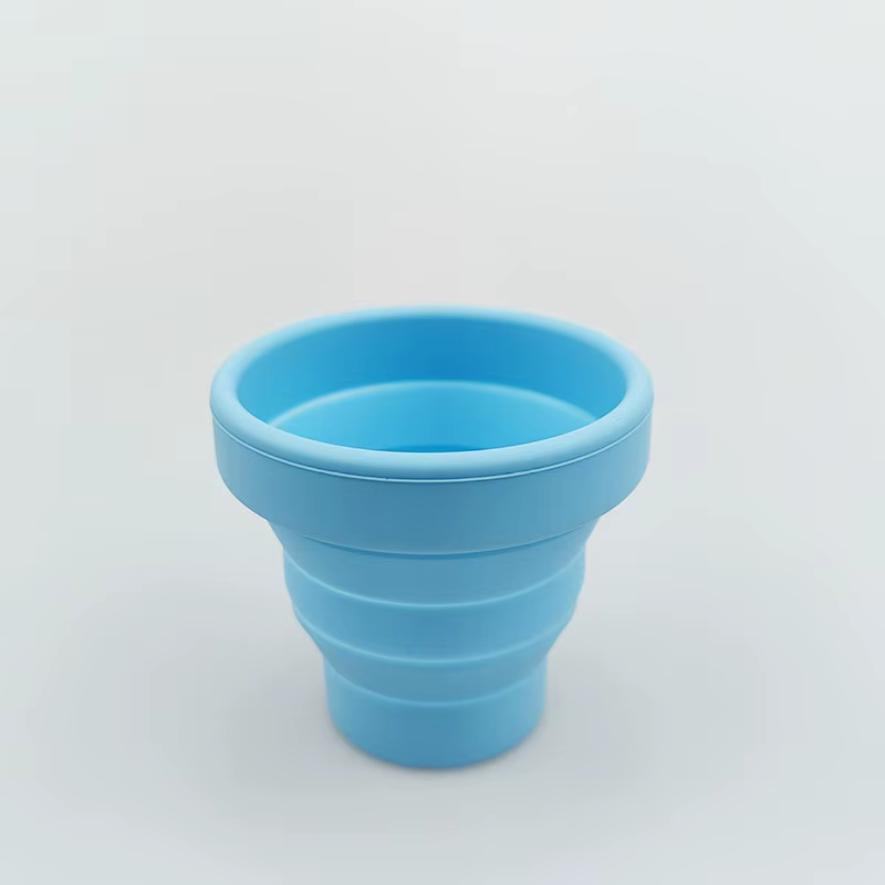 Tasses pliantes sans BPA, tasse d'eau de qualité alimentaire, voyage en Silicone, rétractable, color