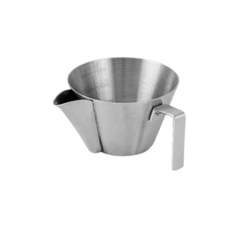 JUSTINLAU Tasse d'extraction d'expresso 110 ml en acier inoxydable 304 avec échelle, tasse à café ép