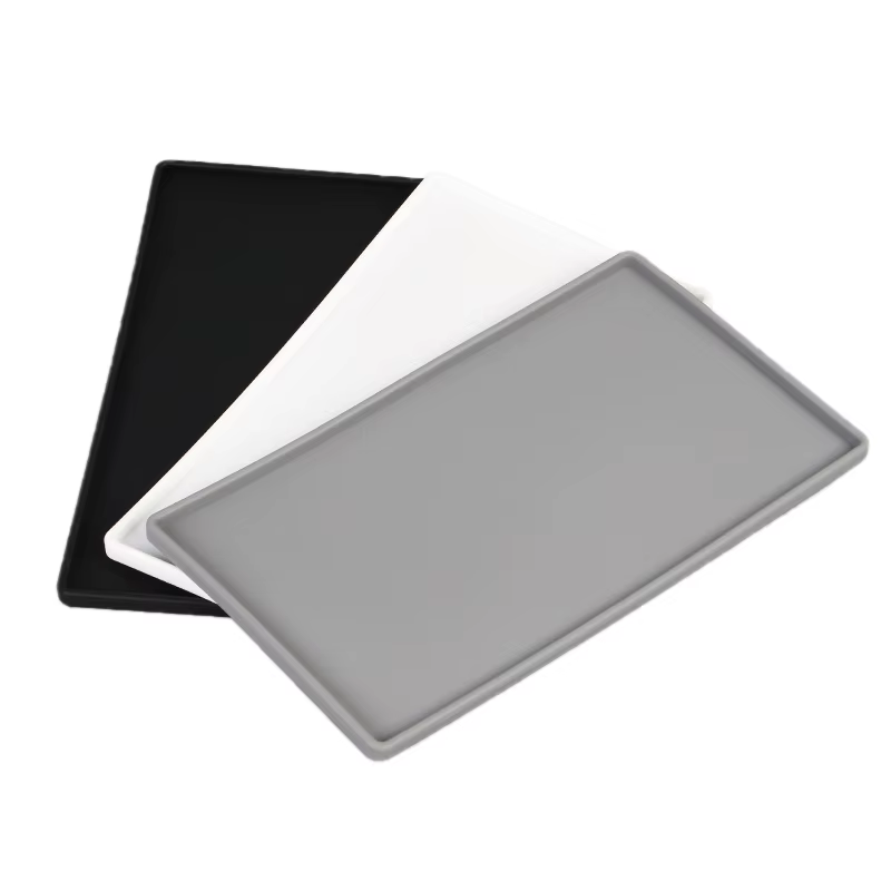 HORegina-Porte-couverts en silicone, carré plat, anti-ald, pour café et thé