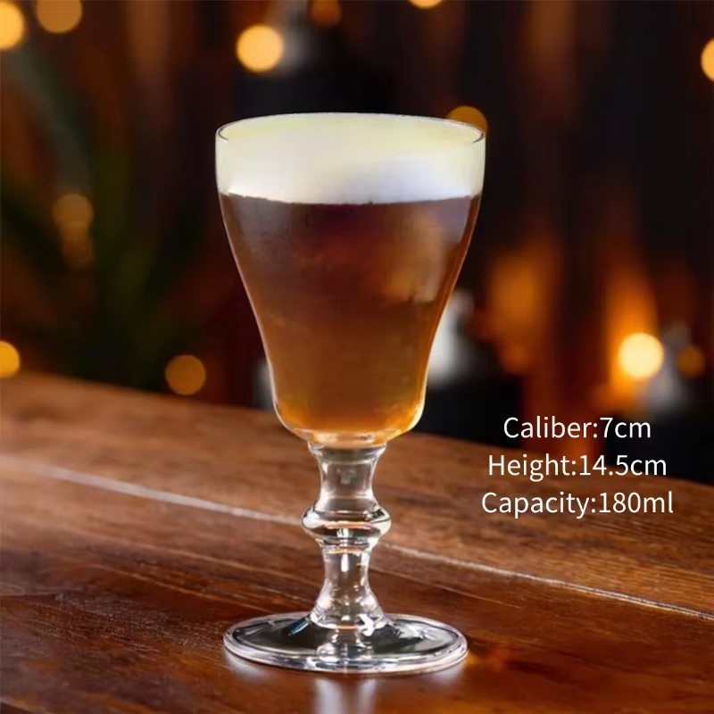 Coupe de verre à vin irlandais mince, verres à cocktail créatifs, verre à champagne de grande valeur