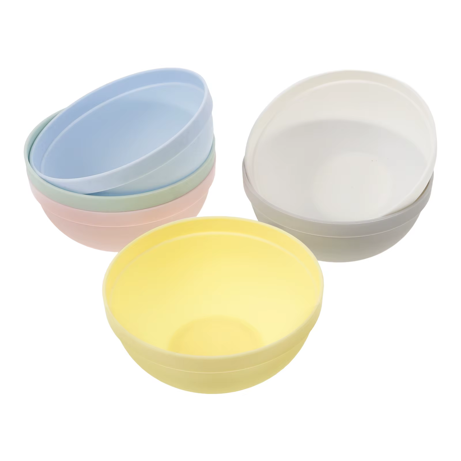 Lot de 6 bols à fruits pour la cuisine, le petit-déjeuner, les céréales, les salades, les dîners – P