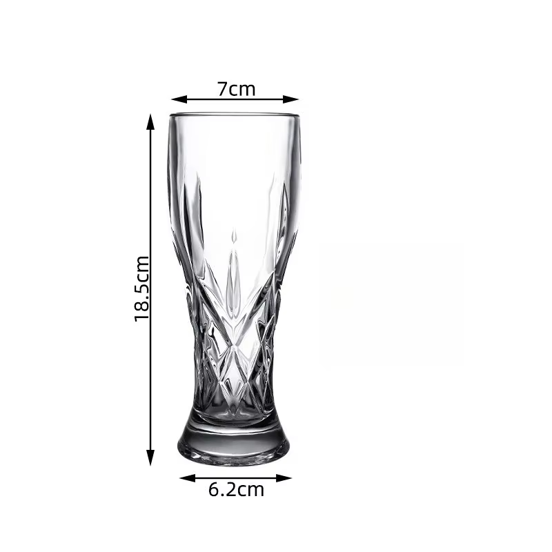 Verre à bière artisanal haut de gamme 330ml/500ml, verre à bière sculpté créatif, tasse de boisson f