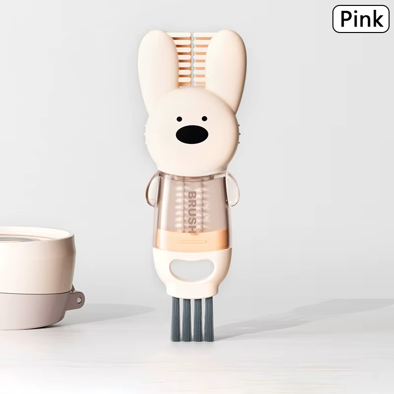 Brosse de nettoyage de biberons 4 en 1, brosse multifonctionnelle pour tasses, isolation, nettoyage 