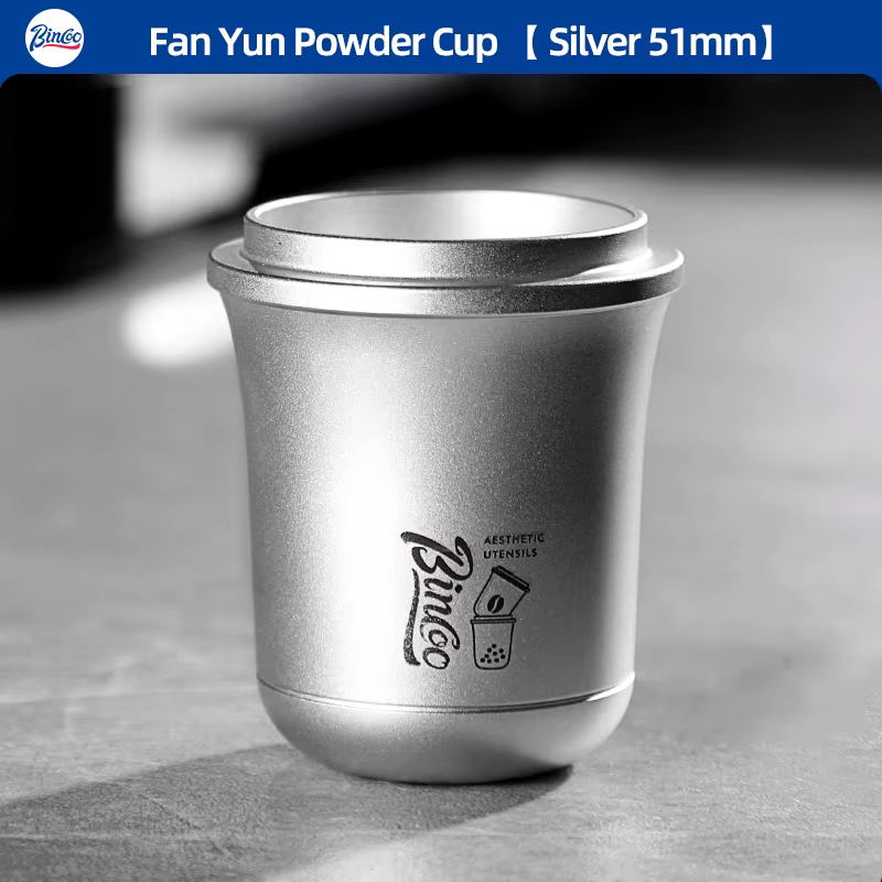 Tasse doseuse de café en aluminium Bincoo 51/58 mm - Compatible avec porte-filtre à expresso, outil 