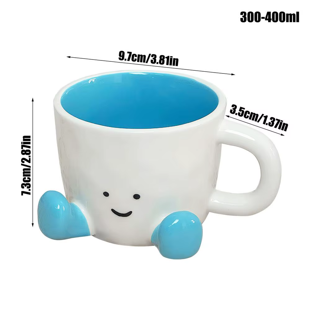 Tasse à café drôle, Adorable cuisine domestique, verres en céramique, tasse à café amusante pour vin