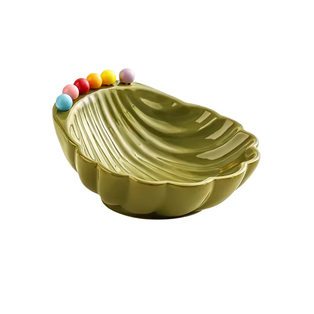 Assiette à fruits en céramique avec fourchette, bol à avocat grande capacité, assiette à salade, pri