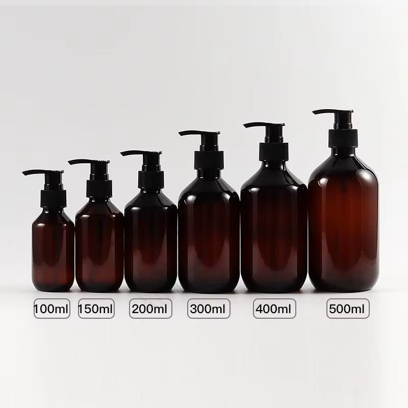 Bouteilles rechargeables pour shampoing, 100/150/200/300/400/500ml, récipient à pompe, liquide en pl