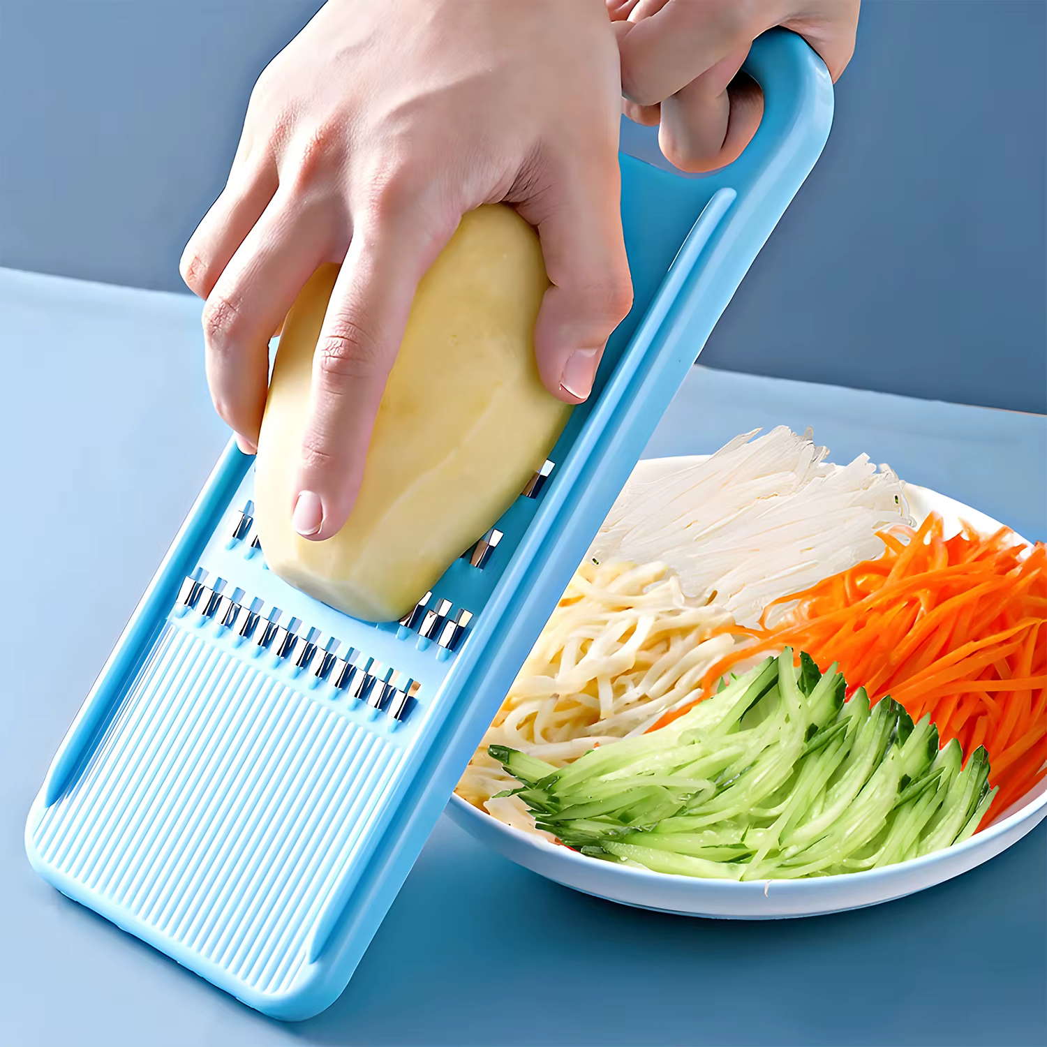 Hachoir rapide pour légumes et pommes de terre, râpe domestique, trancheuse de concombre et de carot