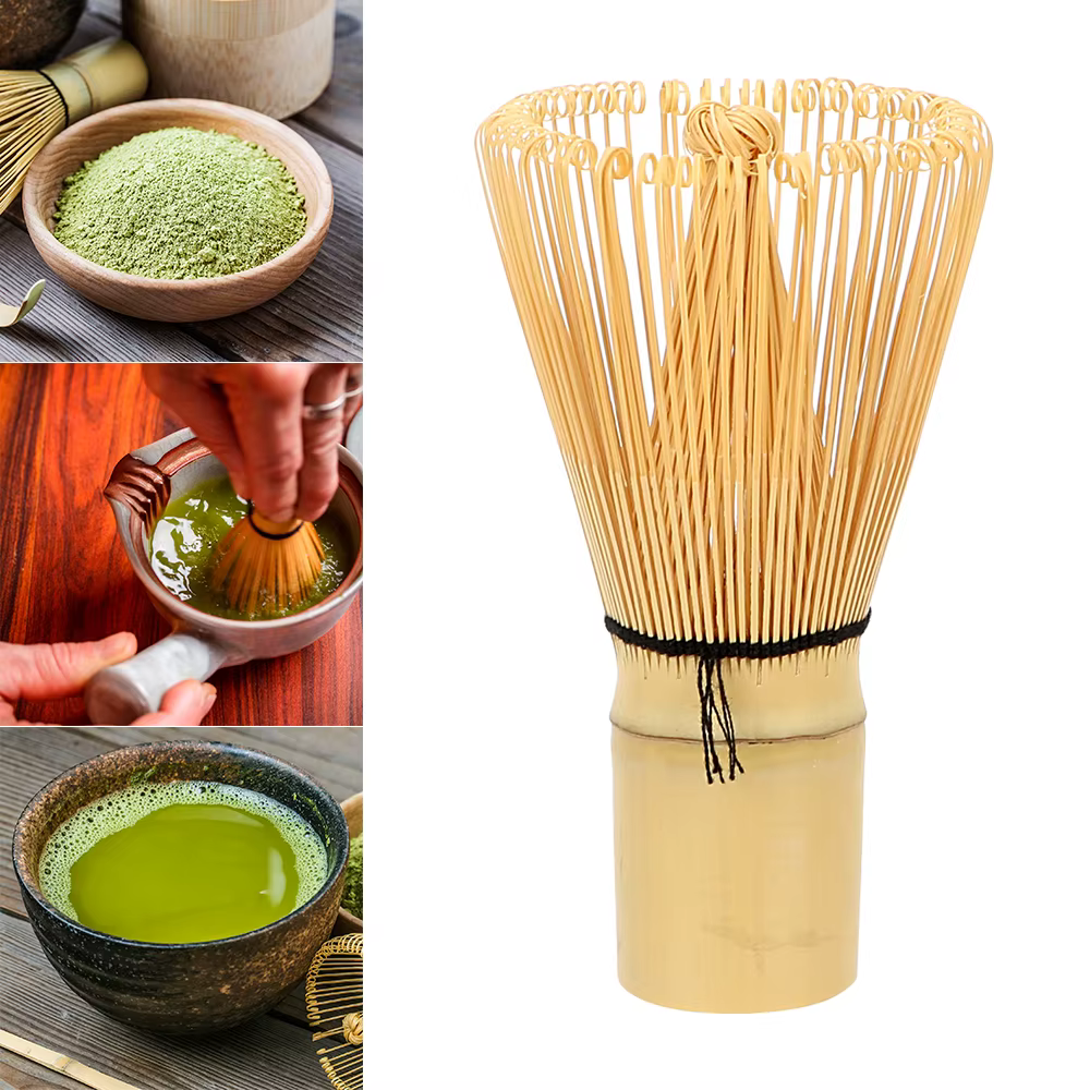 Cérémonie japonaise bambou Chasen 100 Matcha thé vert poudre fouet brosse à thé accessoires de cuisi