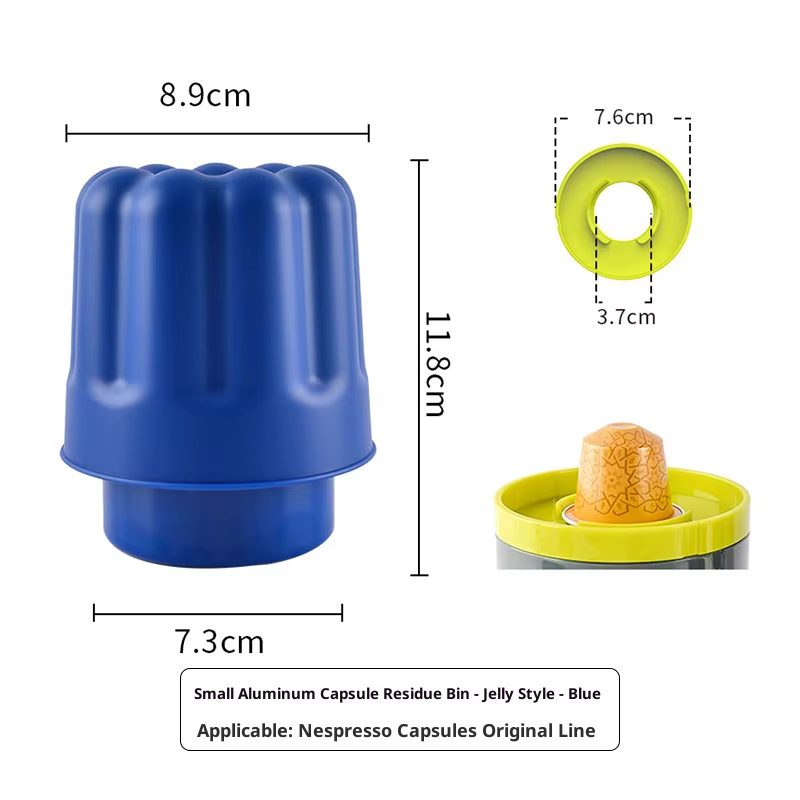 Seau de recyclage de capsules de café, outil de résidus de poudre pour dosettes, boîte de moulins de