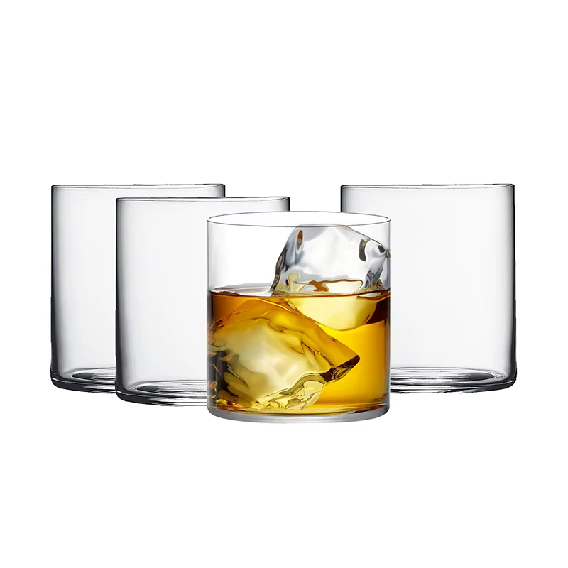 Verres à whisky Ultra fins, excellents pour Cocktail, roches Bourbon, verrerie 350ml, 4 pièces