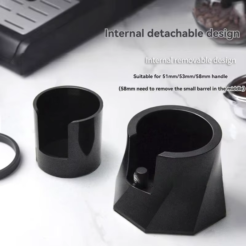 Support de Tamper à Café pour Poignée de 51/53/58mm, Accessoire Réglable et Antidérapant Astronomiqu