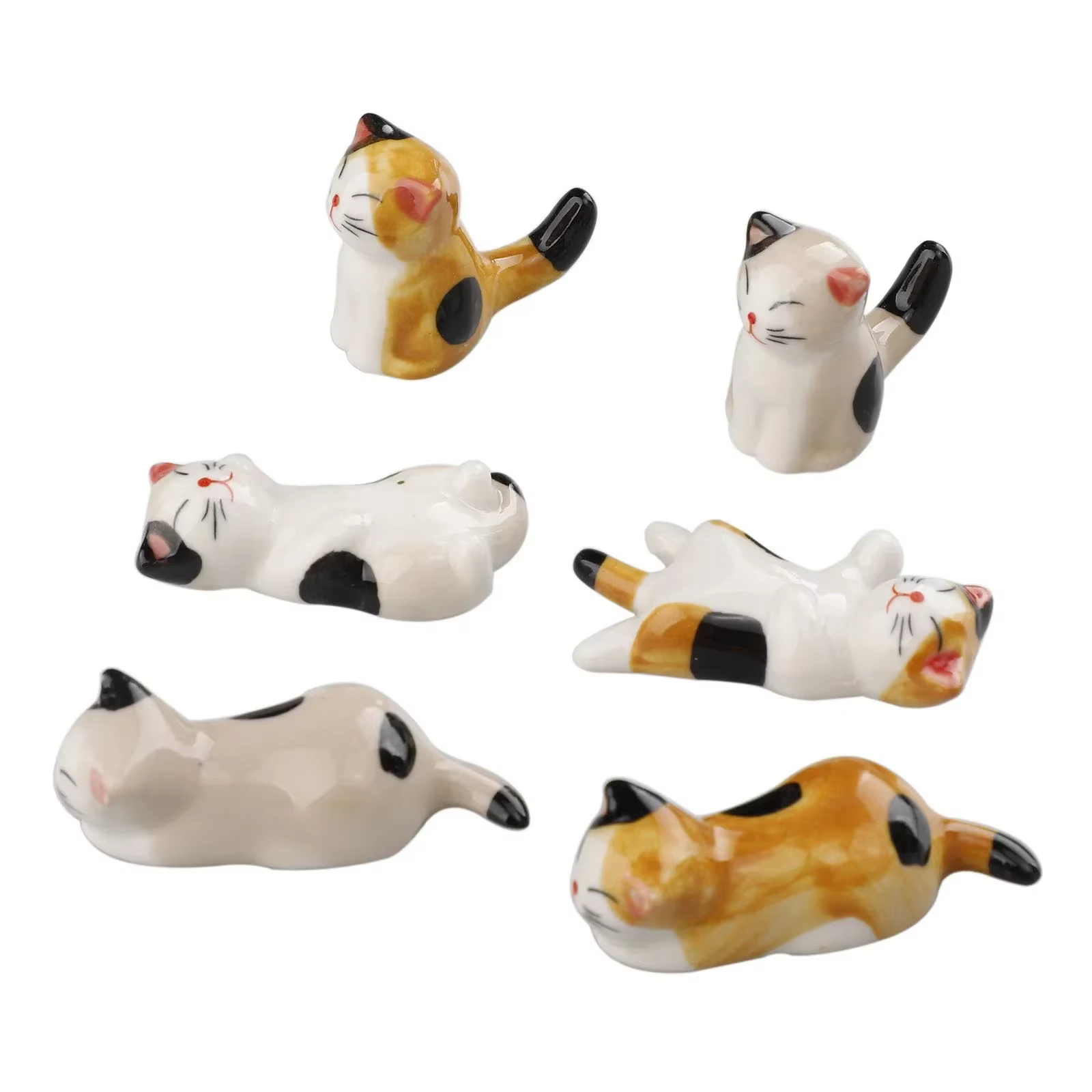 Ensemble repose-baguettes en céramique, décor de Table, grenouille, baguettes, cuillère, support d'o