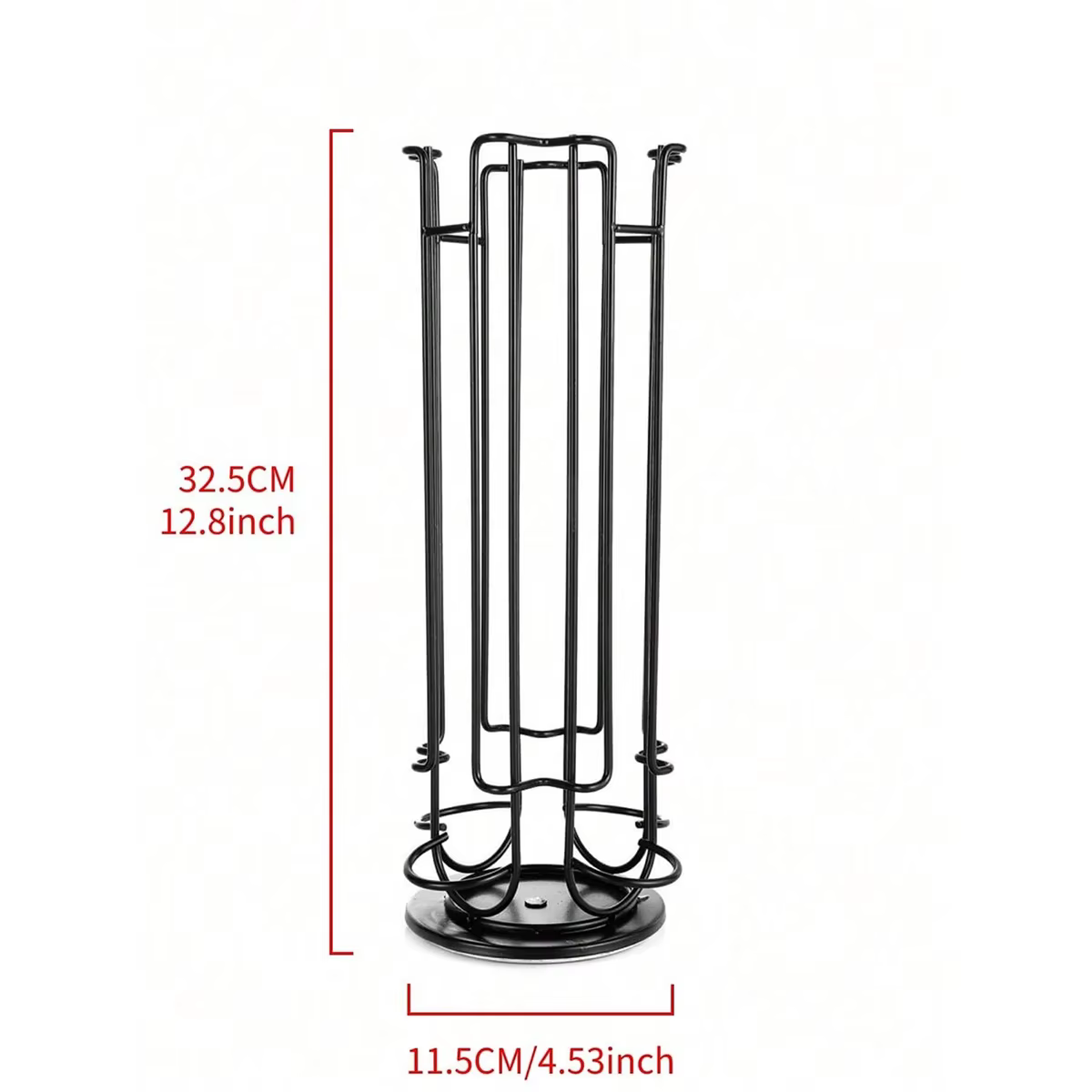 Support de rangement pour capsules de café compatible avec 24 capsules Dolce Gusto, design moderne,