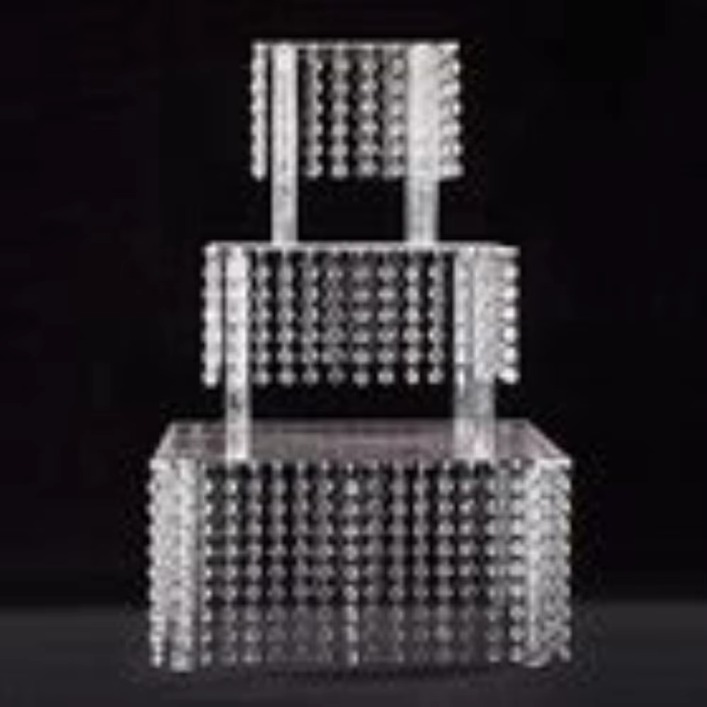 Présentoirs à Gâteaux en Perles de Clip, Tour de Chi, Décor de ixd'Anniversaire et de Mariage