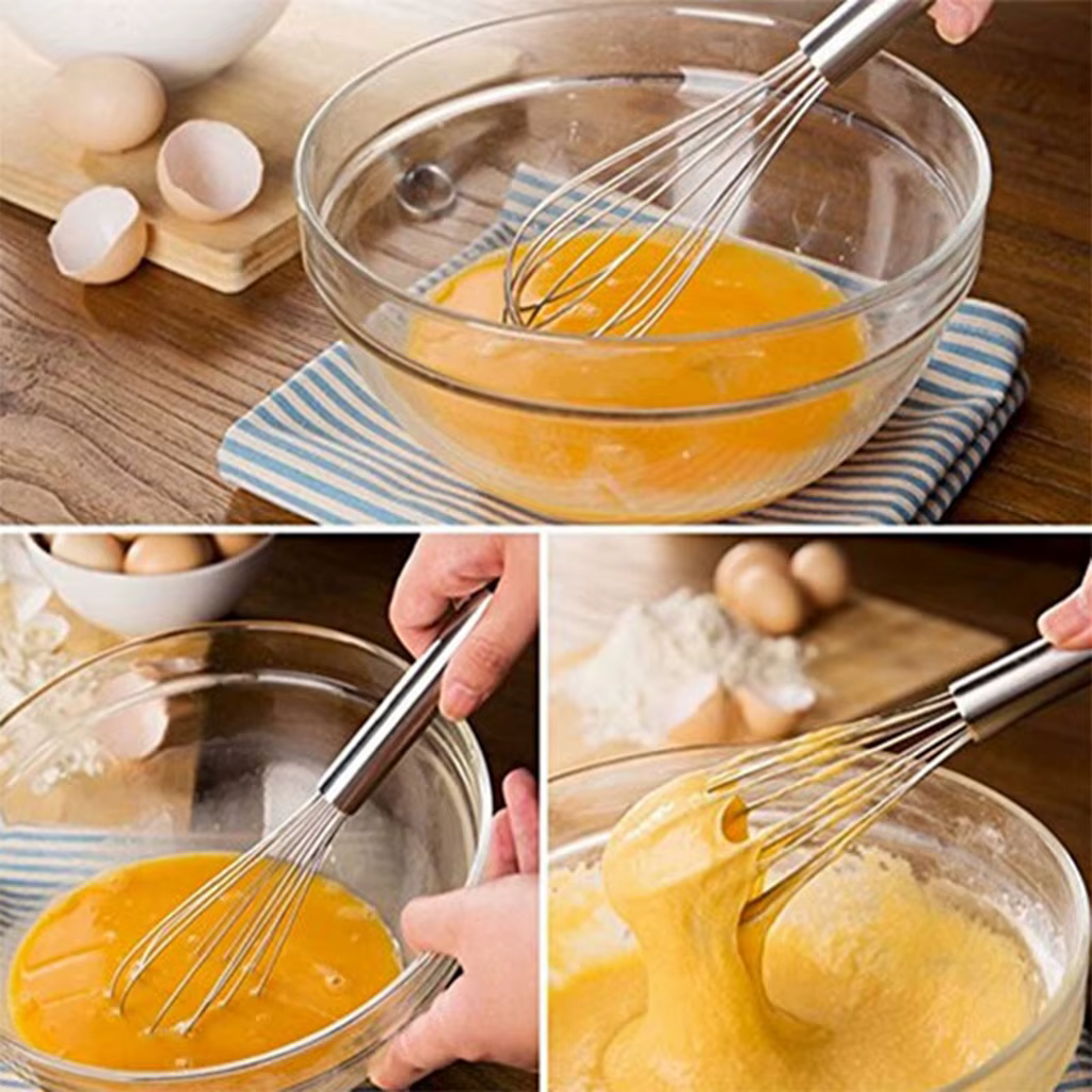 Fouet à oeufs manuel batteur à oeufs fouet multifonctionnel cuisine ustensile de cuisson fouet lait 