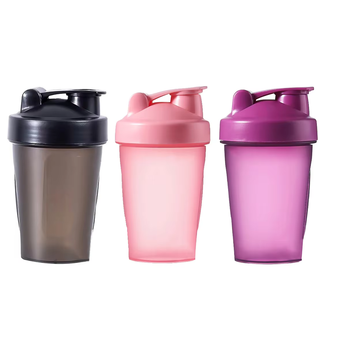 Leeseph Shaker Bottle avec boules Shaker Bouteille Shaker à boisson anti-fuite pour Shake et pré-ent
