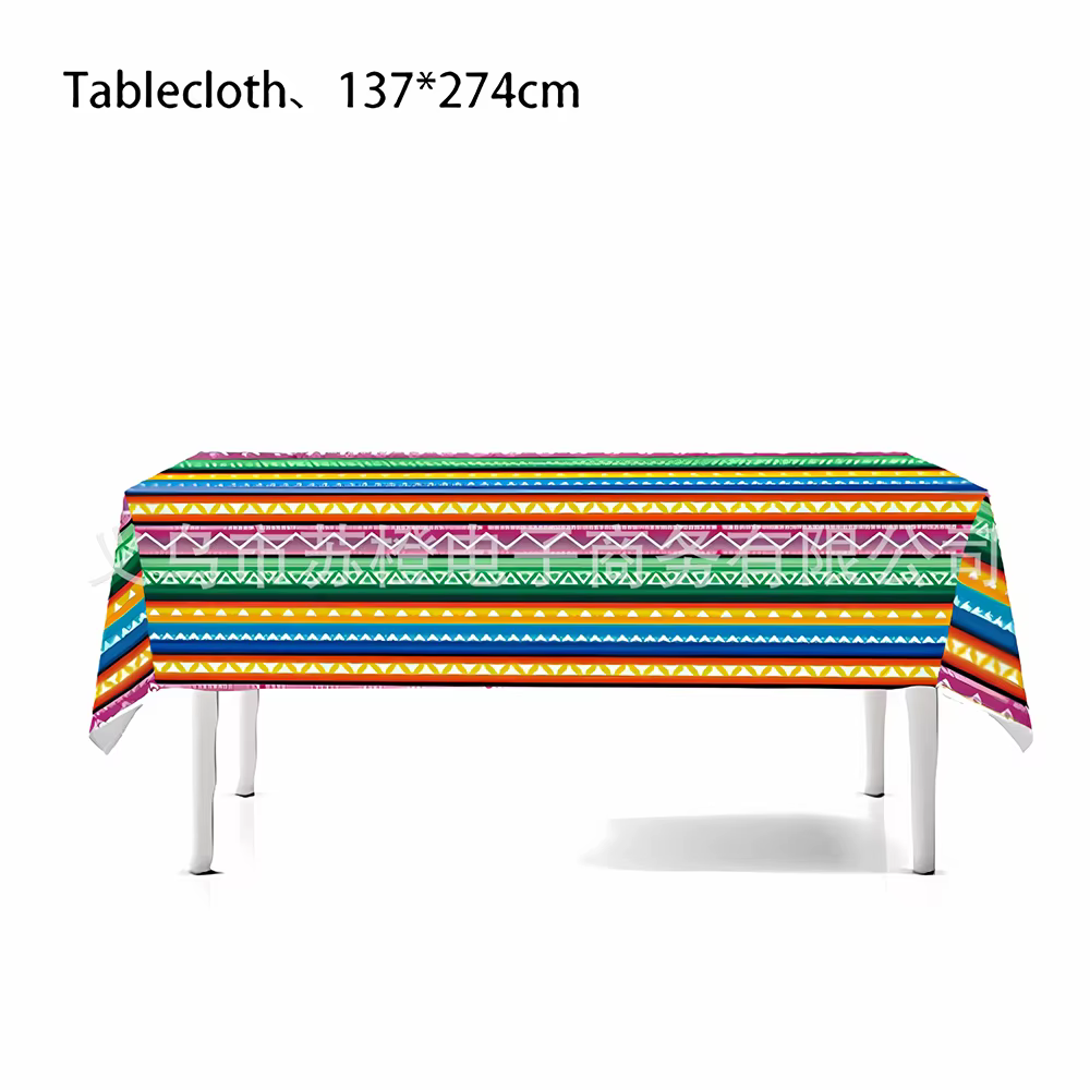 Cinco De Mayo Fiesta vaisselle assiettes serviette nappe support à gâteau mexique Taco carnaval colo