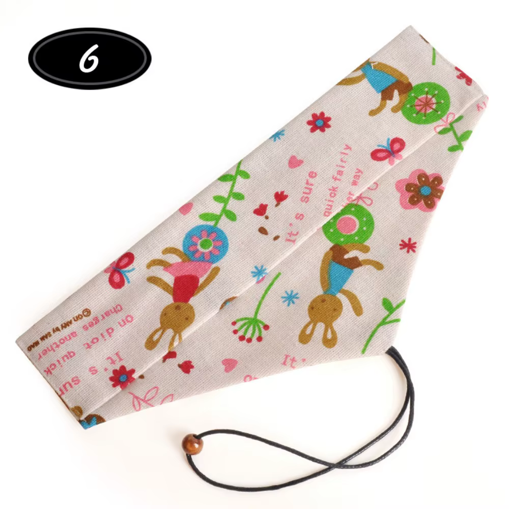 Pochette à couverts réutilisable en coton et lin, design enroulable, porte-ustensiles portable, étui