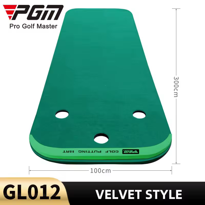 PGM Tapis de golf portable avec bordure avant antidérapante, tapis d'entraînement professionnel pour