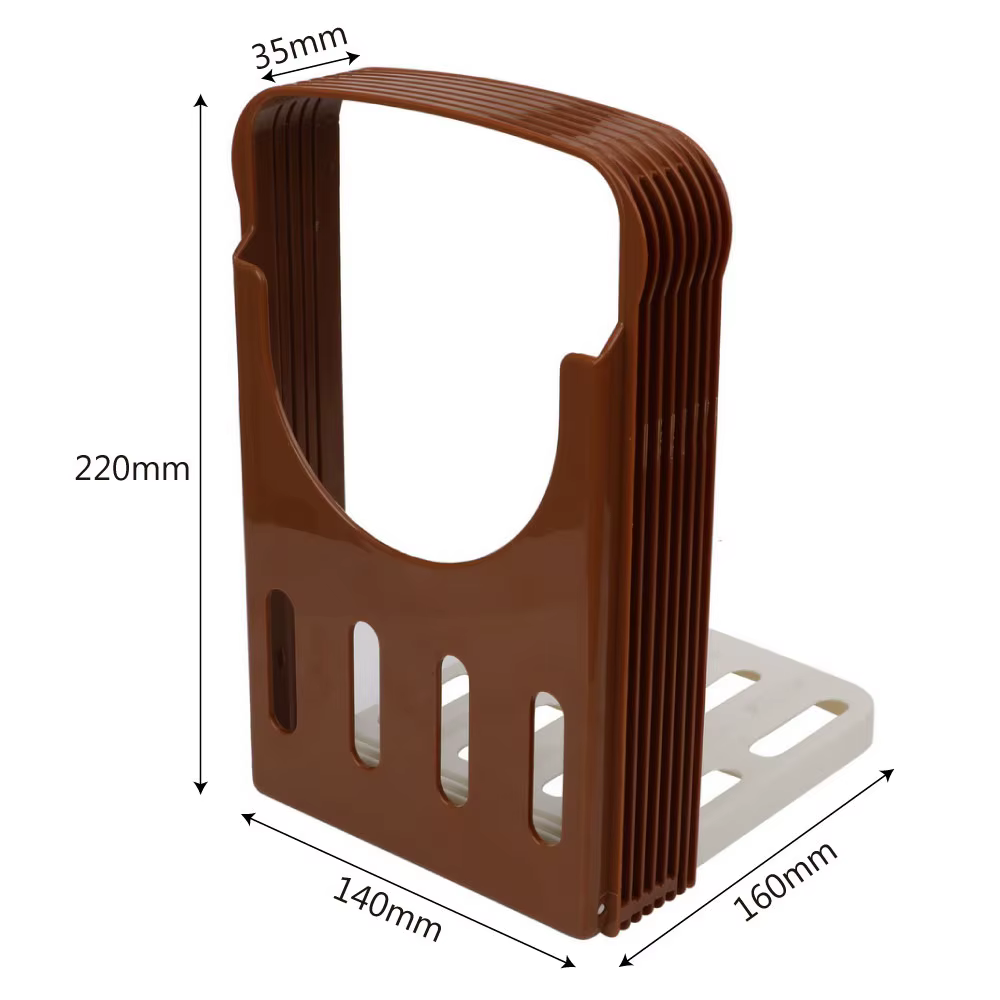 Support de trancheur de pain grillé en plastique pliable, support de coupe, Guide de coupe, outil de