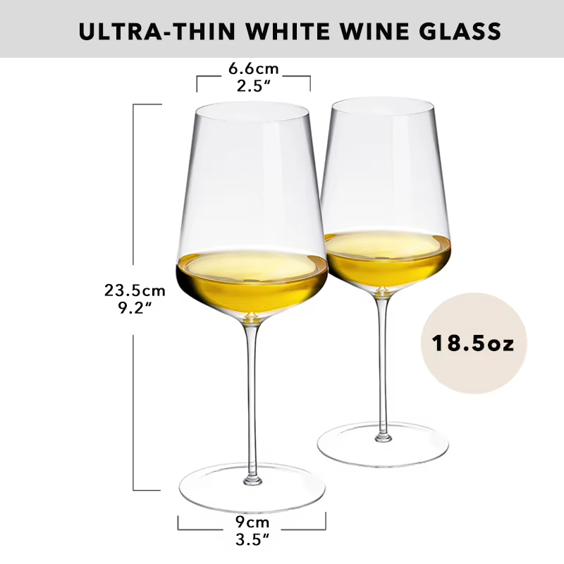 Gobelets de dégustation et d'appréciation ultra-minces, niveau de collection, verre à vin rouge fait
