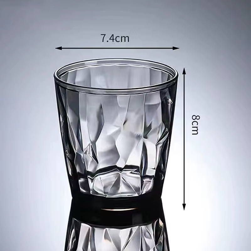 Verres à boire en acrylique de haute qualité, incassables et réutilisables, lavables au lave-vaissel