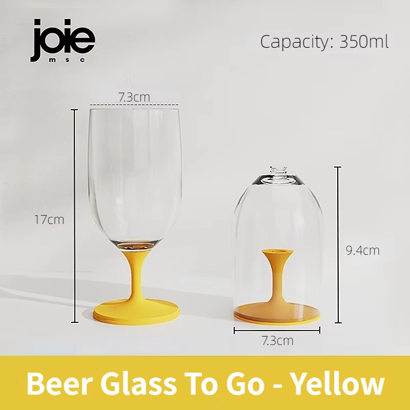 Joie Portable verre à bière pliable Portable boisson Cocktail Champagne tasse antichoc pour fête piq